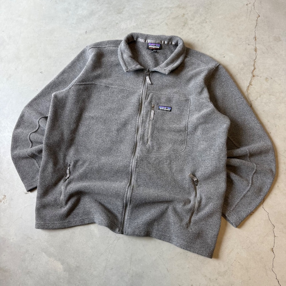 Patagonia Synchilla Full Zip Fleece Jacket Mens XXL Grey Heather Jacket